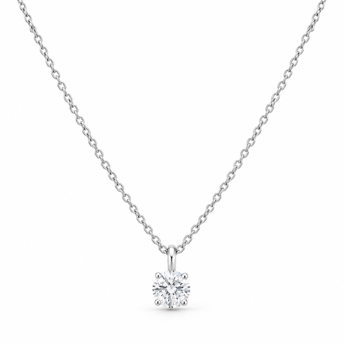 Solitaire Necklace — product view